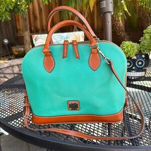 Dooney & Bourke Pebble Grain Zip Zip Satchel